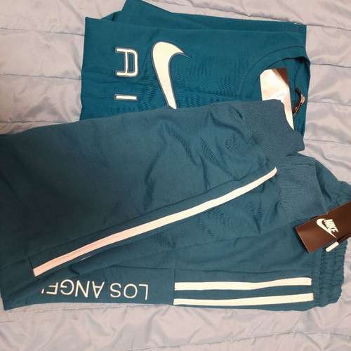 Nike Air summer sportswear set new, turquoise, sizes L XL