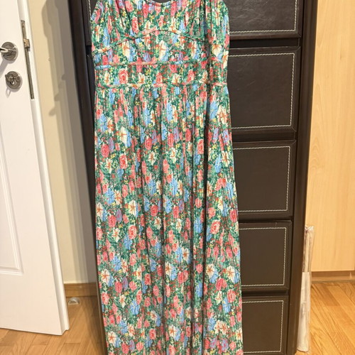 Zara midi dress, multicolored, size S