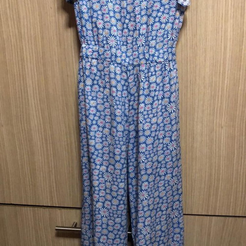 H&M Floral Girls' Jumpsuit with Daisies Like New, Size 6