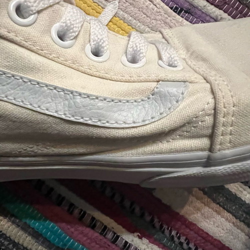 Vans Old Skool men's low sneakers white cream like new size 45