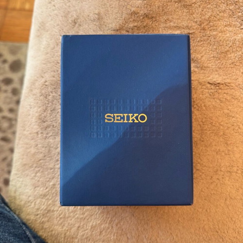 Seiko watch chronograph 100m like new, silver men's