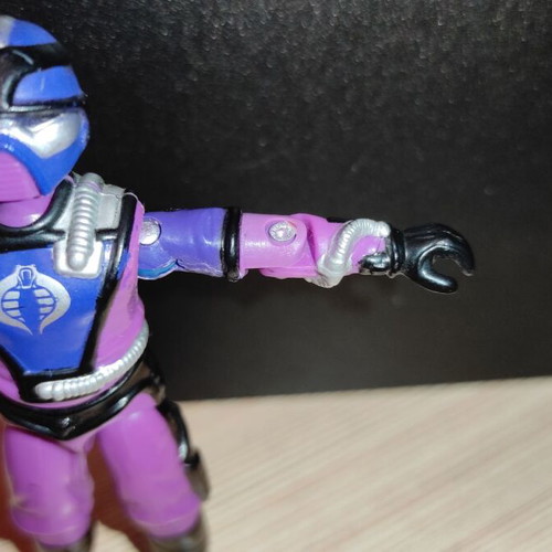 G.I.JOE Techno Viper (v1) 1987 action figure used, complete with accessories
