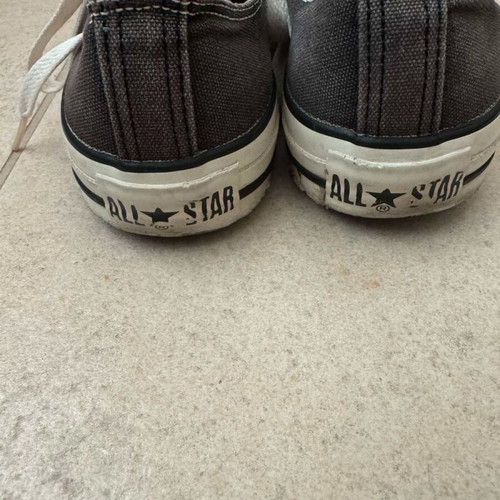 Converse All Star low top sneakers like new, black gray
