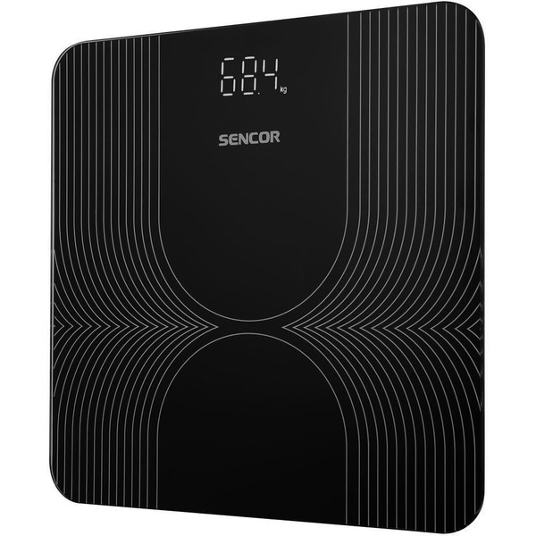 SENCOR  Ζυγαριά Μπάνιου Glass Black
