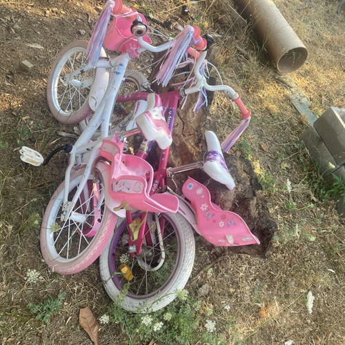 Children's bicycles used, 16 inch Ideal and Minnie for girls