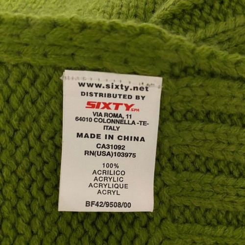 Miss Sixty scarf used, green