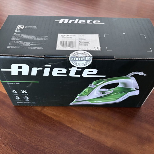 Ariete 6193 Steam Iron new, green