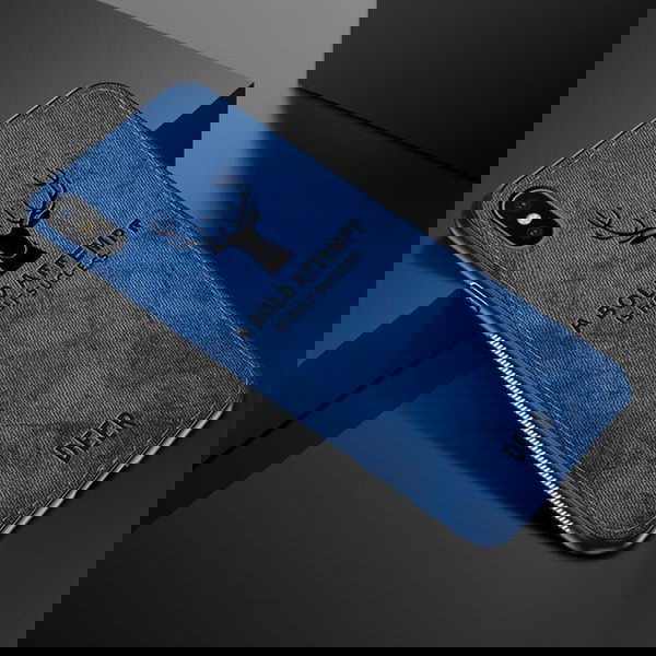 θηκη  DEER υφασματινη   αντικραδασμικη  για iPhone XR  χρωμα μπλε