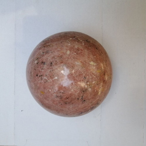 Rhodonite sphere 6800 grams and 17 inches diameter, new