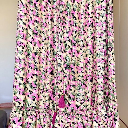 Bohemian Camo maxi skirt Medium new