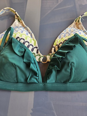 Oysho multicolor bikini top, S size