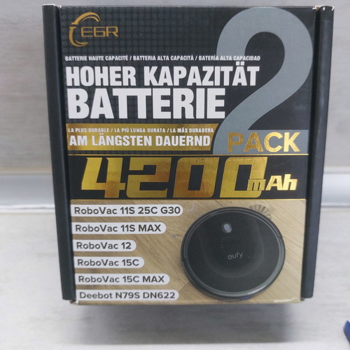 EGR Robot Vacuum Batteries 2-Pack 4200mAh 14.4V new