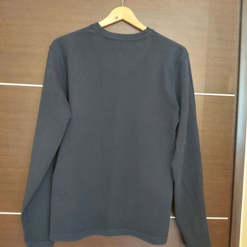 Men's shirt used, size M, blue, 100% cotton