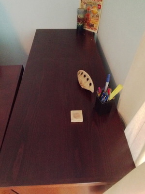 Wooden Beech Desk 152 x 62 cm like new
