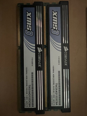 Corsair XMS3 DDR3 σετ RAM 4GB στα 1333MHz