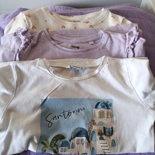 Girls' clothes used, for 4-5 years old, multicolored
