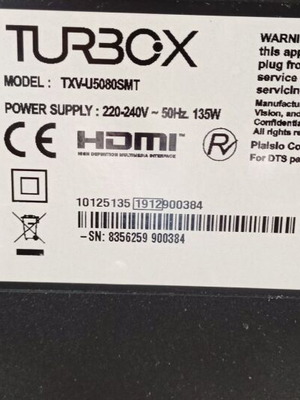 Vestel 17IPS72 power board for TurboX TXV-U5080SMT 50" LED TV