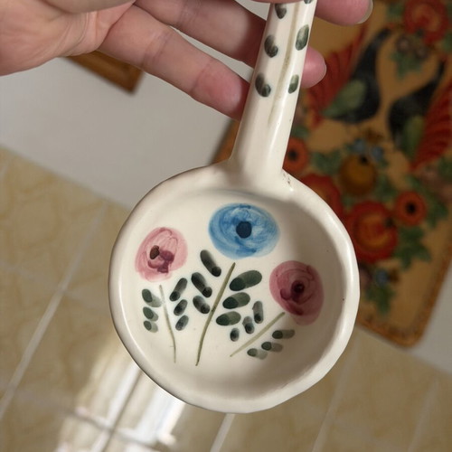 Decorative handmade painted spoon new