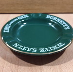 Burnett's Dry Gin ceramic ashtray like new