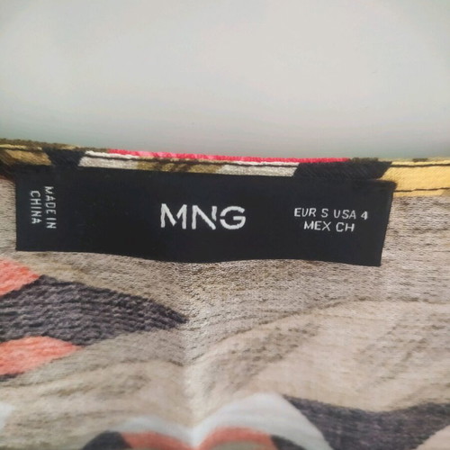 Mango crop shirt like new, multicolored