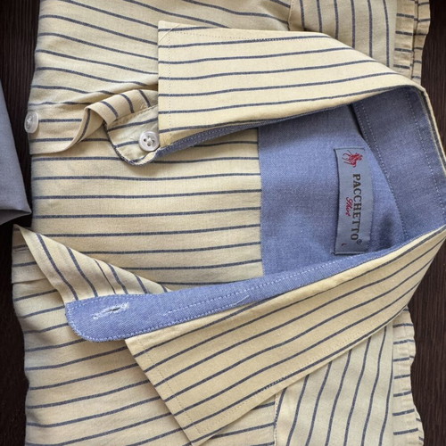 4 men's dress shirts, sizes large and extra large