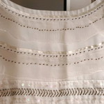 Monsoon white dress like new for girl 12-13 years old