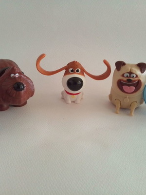 Συλλεκτικές φιγούρες Μυστική Ζωή των Κατοικιδίων McDonald's μεταχειρισμένες, πακέτο 5