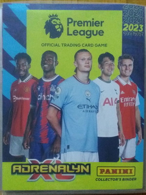 Premier League 2022-2023 Adrenalyn XL album with cards like new