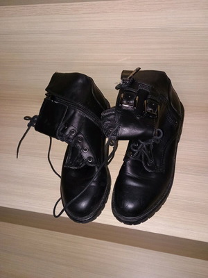 Black ankle boots size 38 like new
