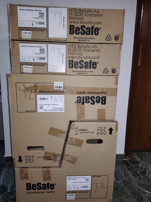 Καθίσματα αυτοκινήτου BeSafe iZi Modular X1 i-Size και βάσεις i-Size, metallic melange, σετ 2+2