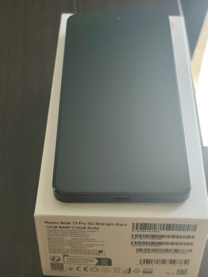 Xiaomi Redmi Note 13 Pro 5G 12GB RAM 512GB ROM σαν καινούργιο, μαύρο