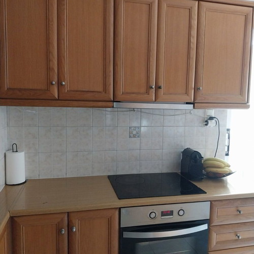 Kitchen cabinets used, classic design, solid wood, U-shape 2.7x3.0x2.3 m