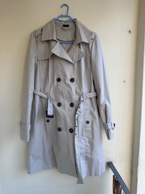 Esmara beige trench coat size M/40-42 like new