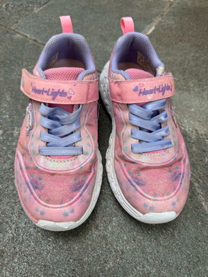 Skechers Lights athletic shoes used size 29 pink