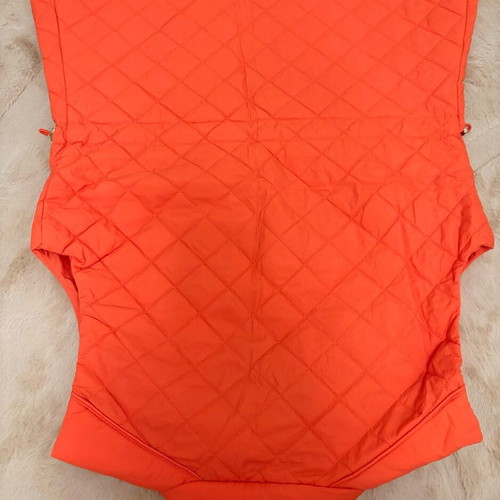 USPS Polo gilet new, size M, orange