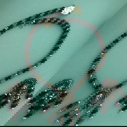 Κολιέ και σκουλαρίκια Ethnic χειροποίητα αντίγραφα κοσμημάτων των Μάγιας καινούργια