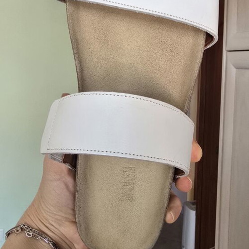 Sandalista leather sandals new, size 39-40, white beige