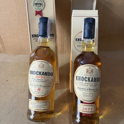 Knockando whisky pack of 2 bottles new