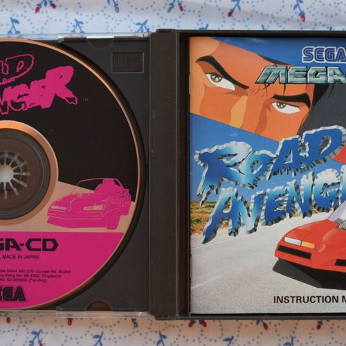 Road Avenger Sega Mega CD mint racing game