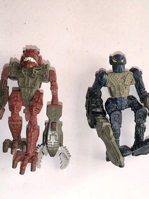 Lego Bionicle used, pack of two 2007 Promo McDonald's figures