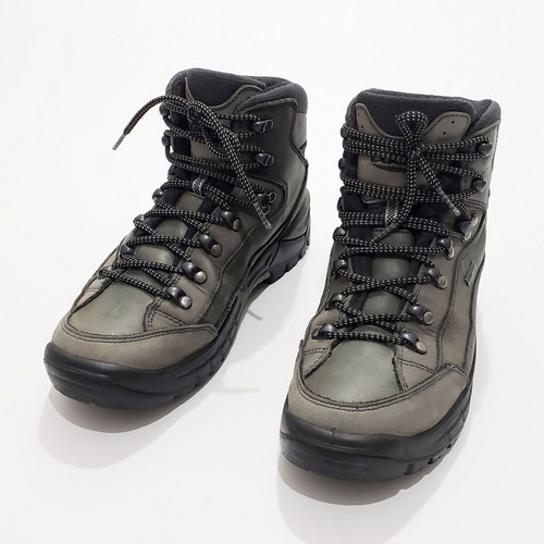 Lowa Renegade GTX Mid sports hiking shoes used, size 37-38, gray