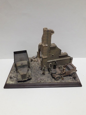 World War II diorama scale 1/35 like new