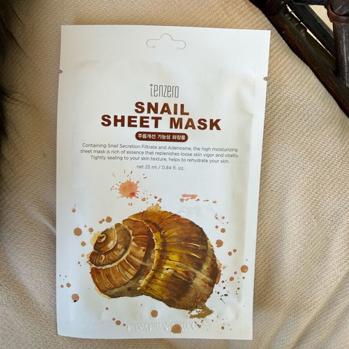 Snail Sheet Mask new from Korea for deep hydration and anti-aging