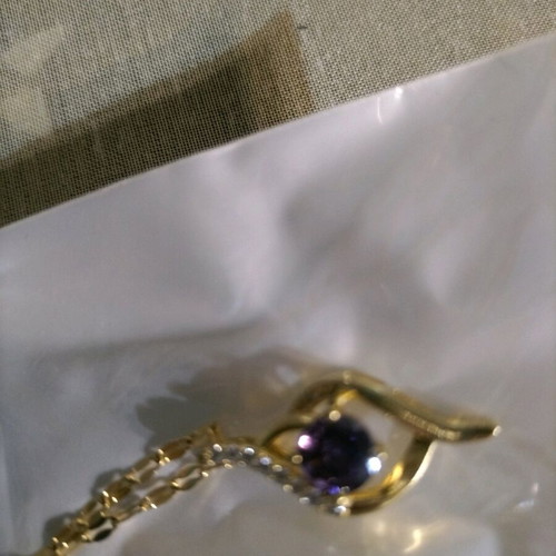 Silver chain with yellow jewelry new