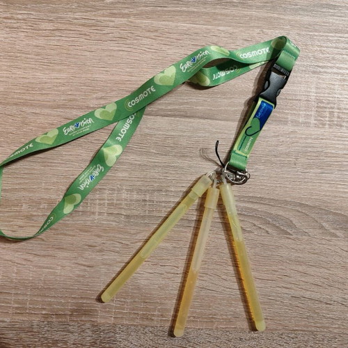 Eurovision 2006 Athens Keychain neck strap new
