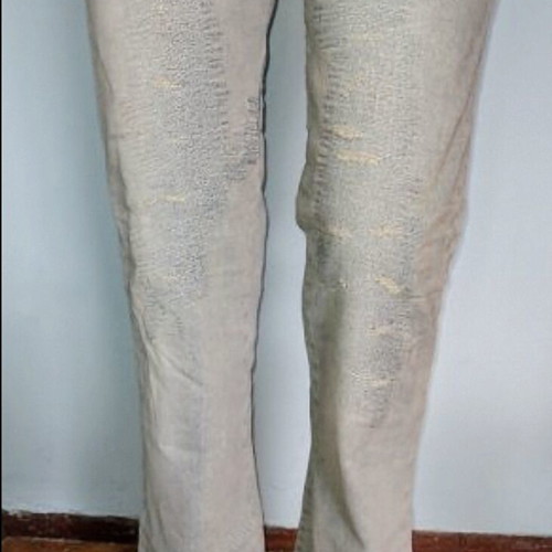 Vintage ripped and branded jeans high waist wide legs like new