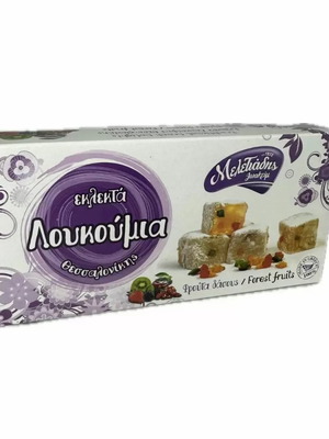 Meletiadis Loukoumia forest fruits 300gr new