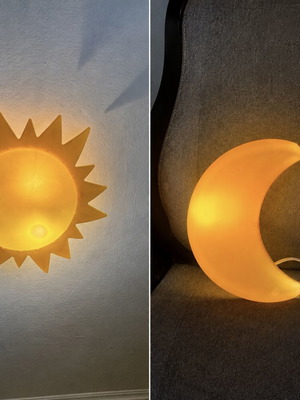 Sun and Moon lighting set IKEA, like new