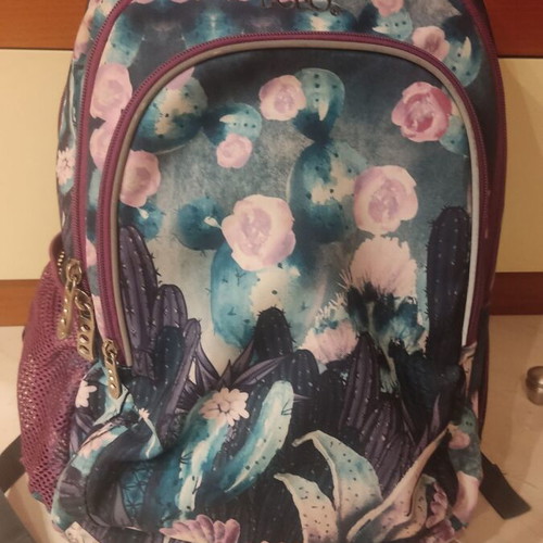 Polo school backpack, purple