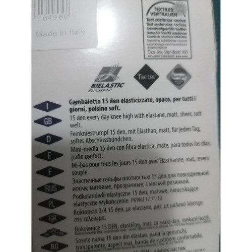 Vintage tights new, pack of 8, black and beige